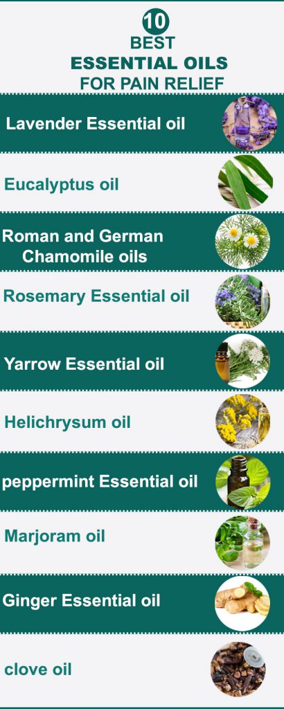 10 Best Essential Oils for Pain Relief
